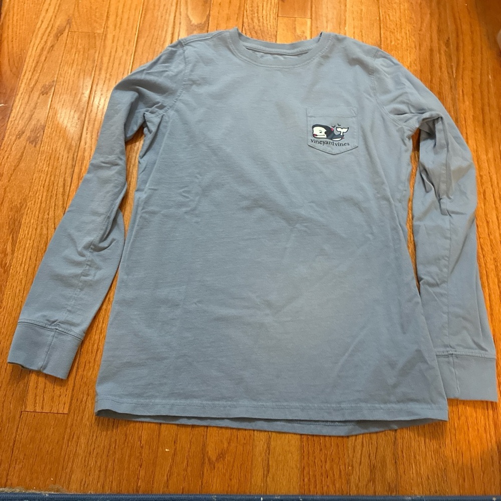 Vineyard Vines Gray Halloween Whale Tee - Picture 3 of 6